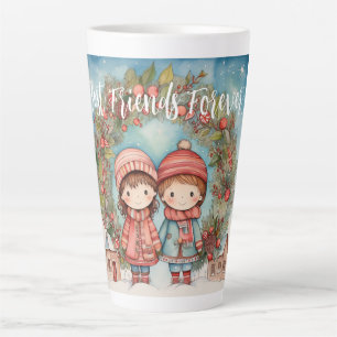 Best Friends Forever Christmas  Latte Mug