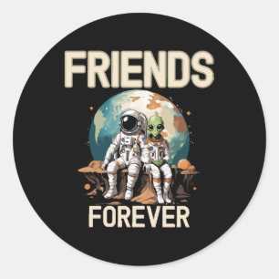 Best Friends Forever Classic Round Sticker
