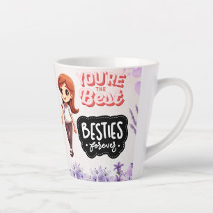 Best Friends Forever cup with Cute Cartoon Kids