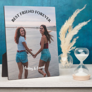 Best Friends Forever Custom Photo and Name Plaque