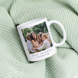 Best Friends Forever Custom Photo Personalised Coffee Mug