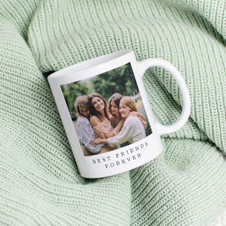 Best Friends Forever Custom Photo Personalised Coffee Mug
