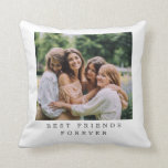 Best Friends Forever Custom Photo Personalised   Cushion<br><div class="desc">Best Friends Forever Custom Photo Personalised Throw Pillow</div>