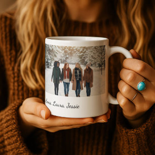 Best Friends Forever Custom Photo Personalized Cof Coffee Mug