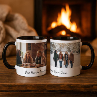 Best Friends Forever Custom Photo Personalized Cof Mug