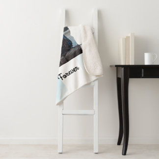 Best Friends Forever Custom Photo Sherpa Blanket