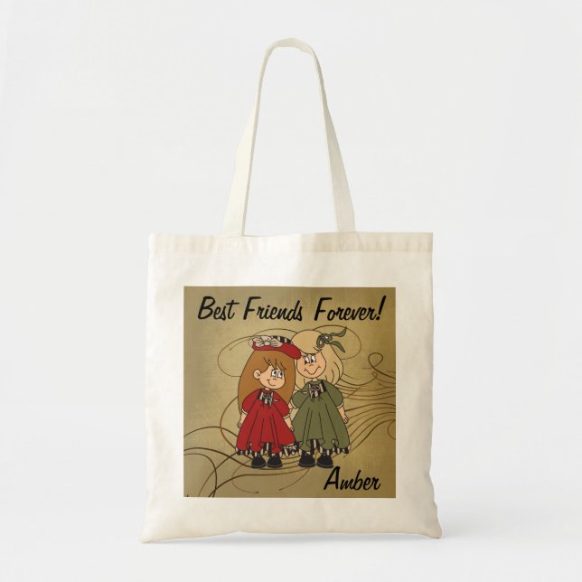 Best Friends Forever | DIY Name Tote Bag (Front)