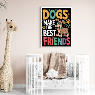 Best Friends Forever Dogs Poster