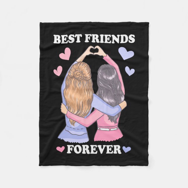 Best Friends Forever Fleece Blanket (Front)