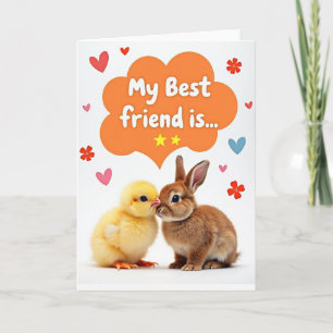 Best Friends Forever Friendship Card