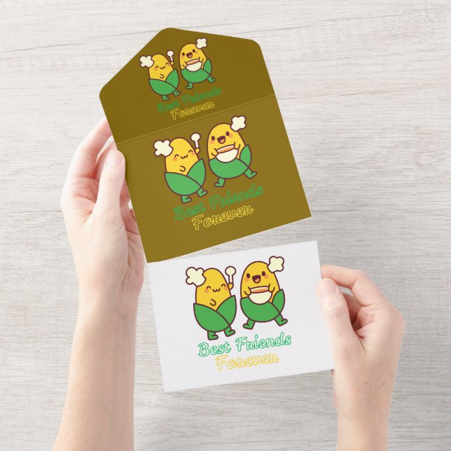 BEST FRIENDS FOREVER, FUNNY, GIFTS, BEST FRIEND ALL IN ONE INVITATION (Tearaway)