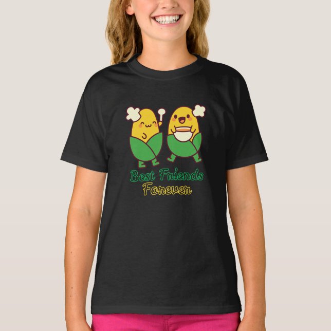 BEST FRIENDS FOREVER, FUNNY, GIFTS, BEST FRIEND T-Shirt (Front)