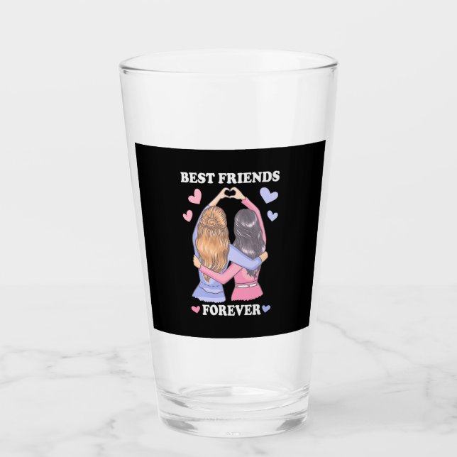 Best Friends Forever Glass (Front)