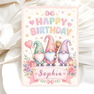 Best friends forever gnomes card