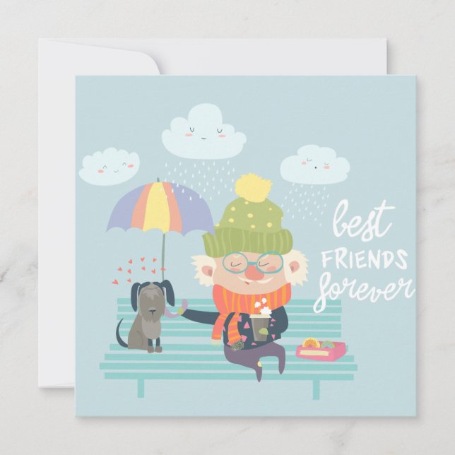 Best Friends Forever Holiday Card (Front)