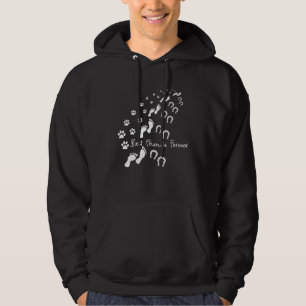 Best Friends Forever Horse Dog Dog Paw and Horses Hoodie