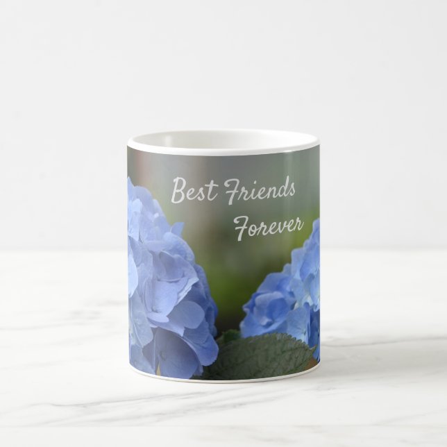 Best Friends Forever Hydrangeas Coffee Mug (Center)