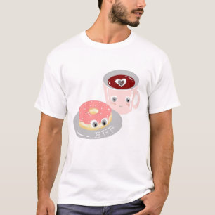 Best Friends Forever Kawaii Coffee and Doughnut T-Shirt