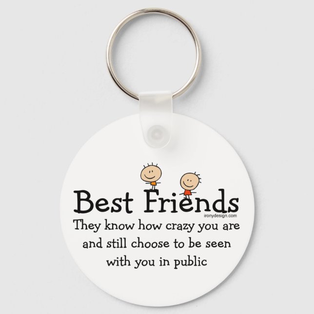 Best Friends Forever Key Ring (Front)