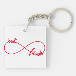 Best friends forever key ring