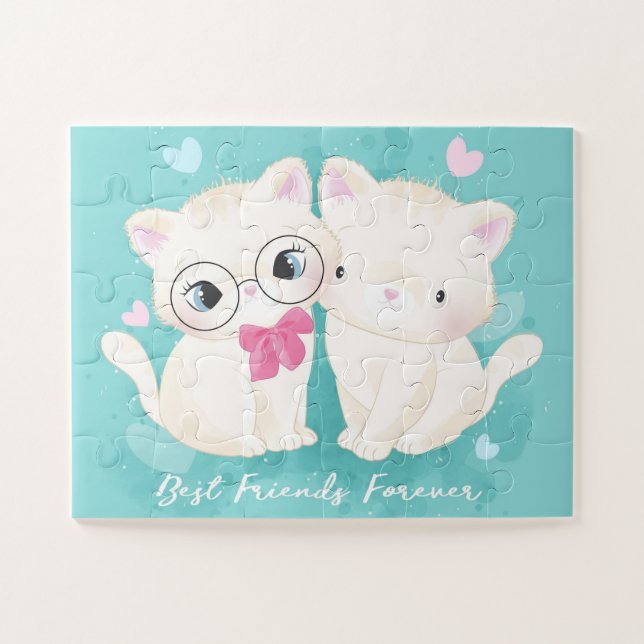 Best Friends Forever Kittens  Jigsaw Puzzle (Horizontal)