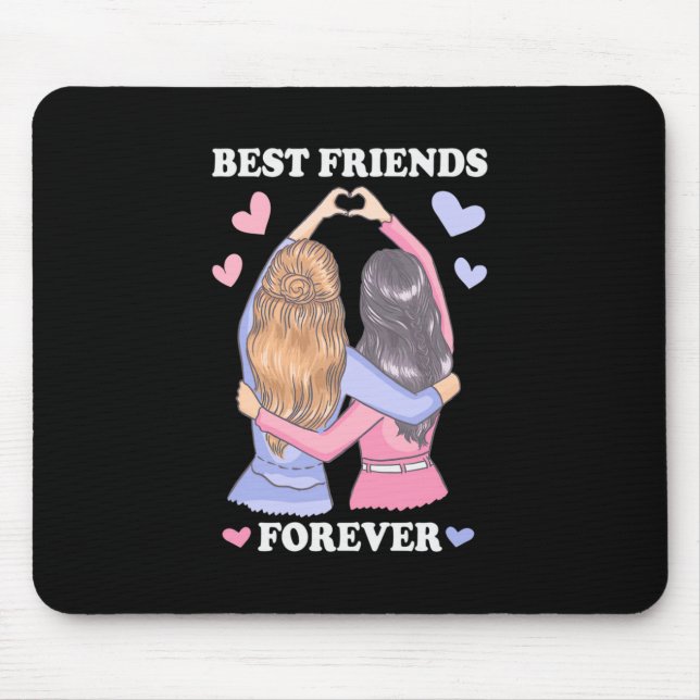 Best Friends Forever Mouse Pad (Front)