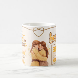 Best Friends Forever mug with Cute Cartoon Kids