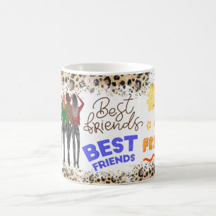 Best Friends Forever mug with Cute Cartoon Kids