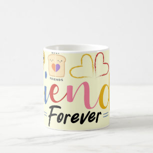 Best Friends Forever mug with Cute Cartoon Kids