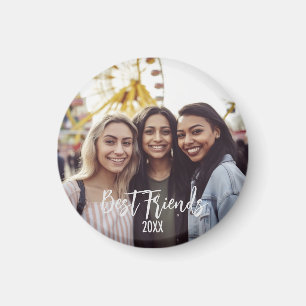 Best Friends Forever Photo Besties Birthday  Magnet