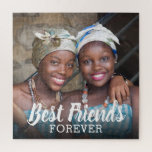 Best Friends Forever Photo | Besties Jigsaw Puzzle<br><div class="desc">Cute photo friendship puzzle,  personalised with a photo of you and your bestie and the words "Best Friends Forever".</div>