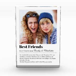 Best friends forever photo block, Bestie display Block