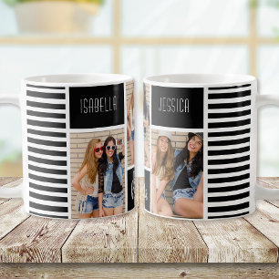 Best Friends Forever Photo Collage BFF Gift Coffee Mug