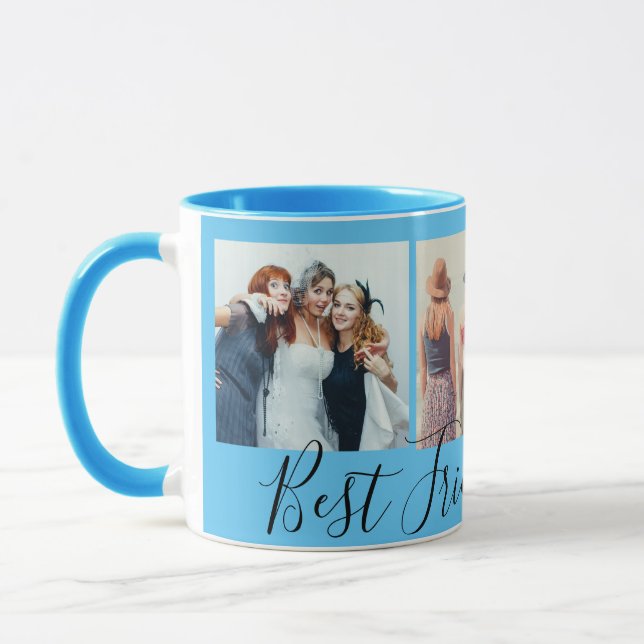 Best Friends Forever Photo Collage Mug (Left)