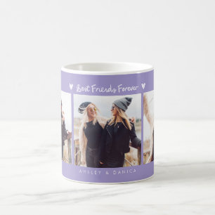 Best Friends Forever Photo Multi Photo Lilac Coffee Mug