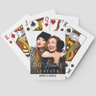 BEST FRIENDS FOREVER   photo Playing Cards