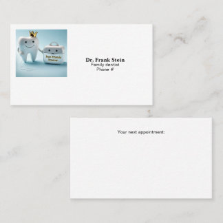 " BEST FRIENDS FOREVER:  TOOH AND FLOSS " BUSINESS CARD