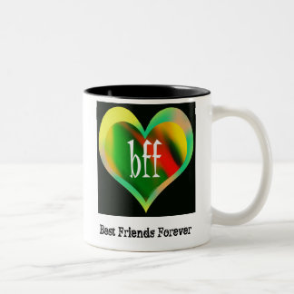 Best Friends Forever Two-Tone Coffee Mug