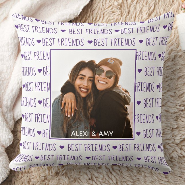 Best Friends Friendship Photo Cushion (Creator Uploaded)
