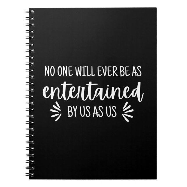 Best Friends Funny Quote Notebook (Front)