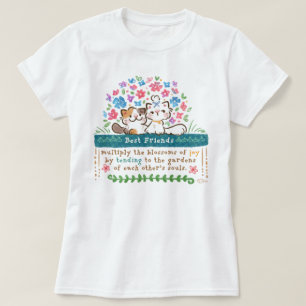 Best Friends’ Gardens - Paisley & Mignon Cats T-Shirt