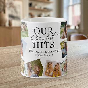 Best Friends Greatest Hits Photo Collage Mug