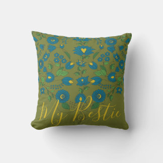 Best Friends Hearts Cushion