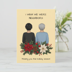 Best Friends Holiday Card Customized Wish We Were