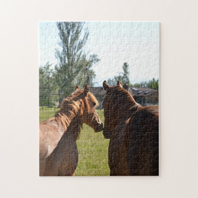 Best Friends Horses Jigsaw Puzzle (Vertical)