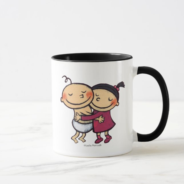 Best Friends Hugging Mug (Right)