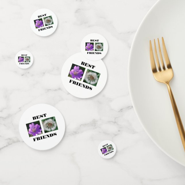 Best Friends Image Template Confetti (Group)