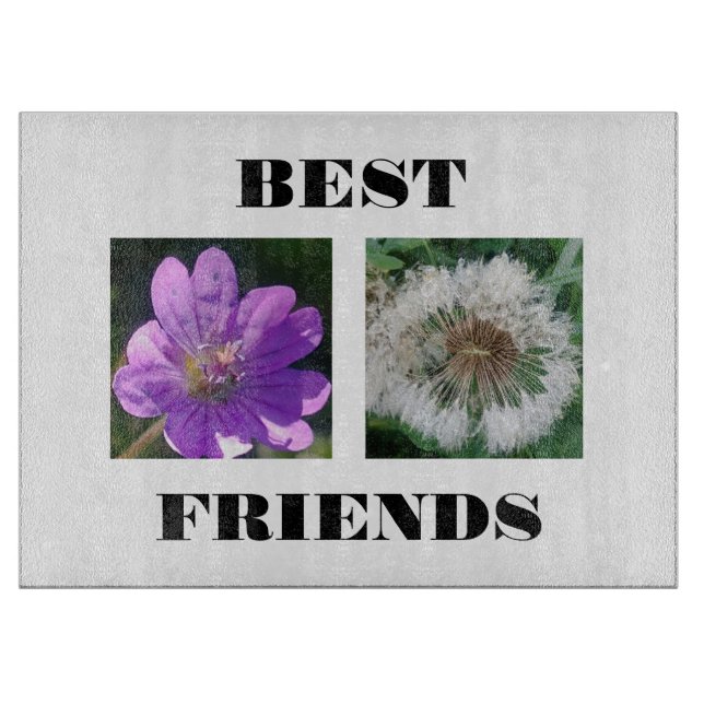 Best Friends Image Template Cutting Board (Front)