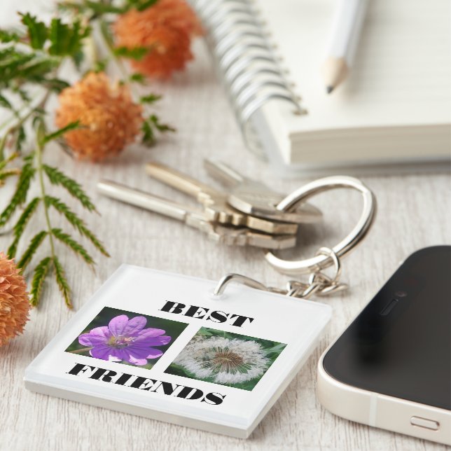 Best Friends Image Template Key Ring (Front Right)