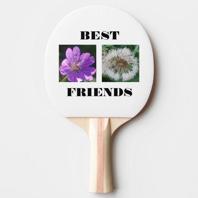 Best Friends Image Template Ping Pong Paddle (Front)